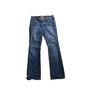 James‎ Jeans Dry Age Denim Women 28 Blue Mid Rise Skinny Boot Made in USA